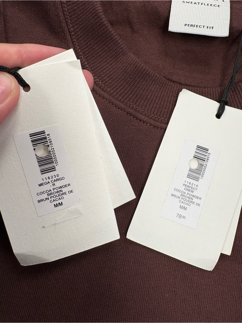 NWT aritzia sweatfleece set - Picture 2 of 2